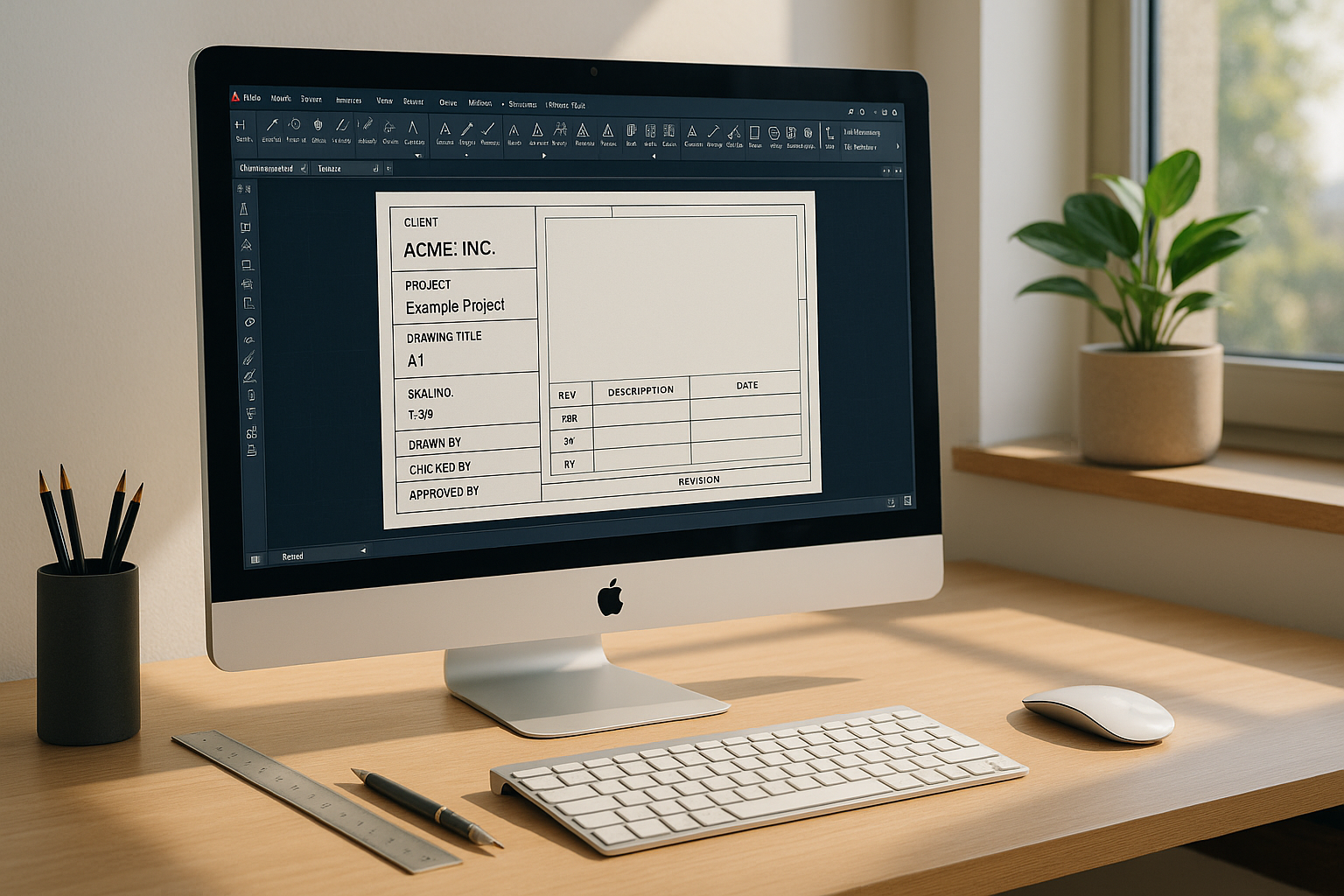 How to Create a Title Block Template in AutoCAD (Free DWG Included ...