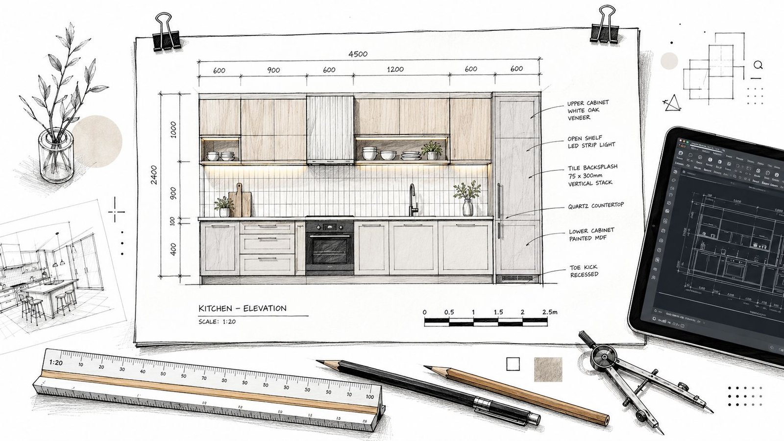 Mastering Interior Elevations Drawing: A Pro Guide
