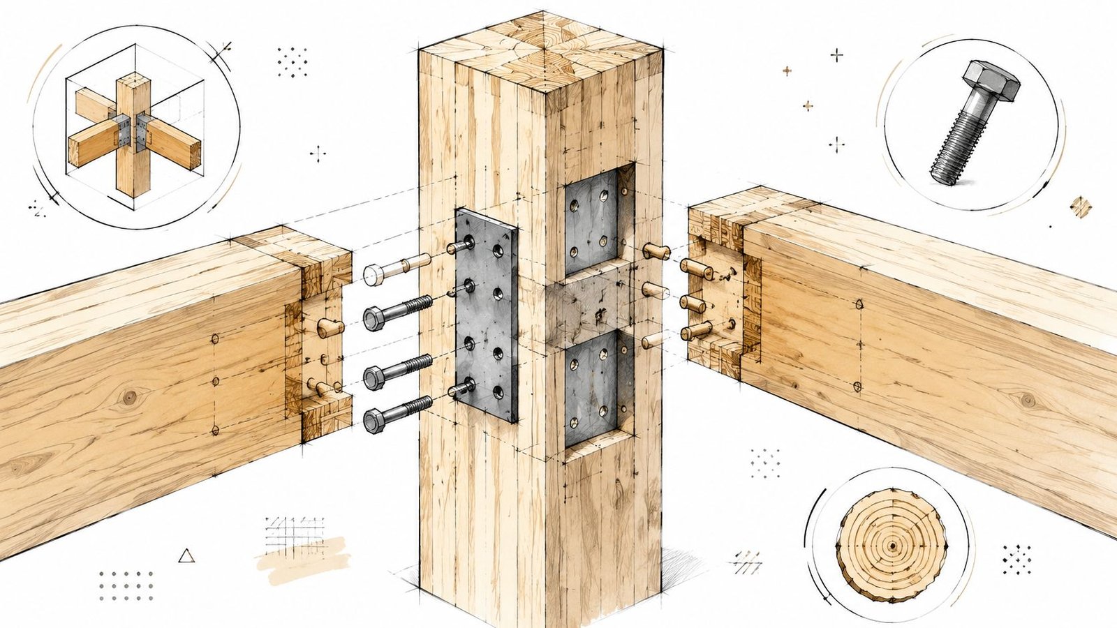 Timber Connection Examples Timber Connection Details: What Your Drawing Set Must Show